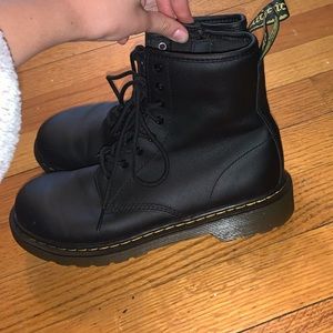 Classic Black Dr. Martens Combat Boots